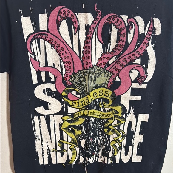 SALE Mindless Self Indulgence Black Graphic Tee - Picture 3 of 5